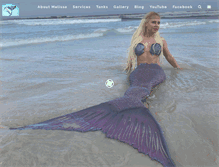 Tablet Screenshot of mermaidmelissa.com